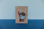 Schneesterne mit Winter-Capybara – Bild 2
