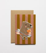 Streifen mit Capybara